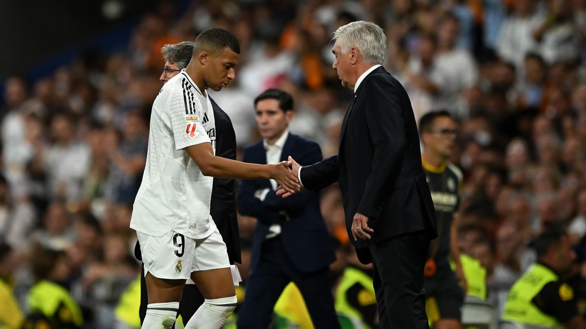 Getty Images / Denis Doyle / Na zdjęciu: Kylian Mbappe i Carlo Ancelotti