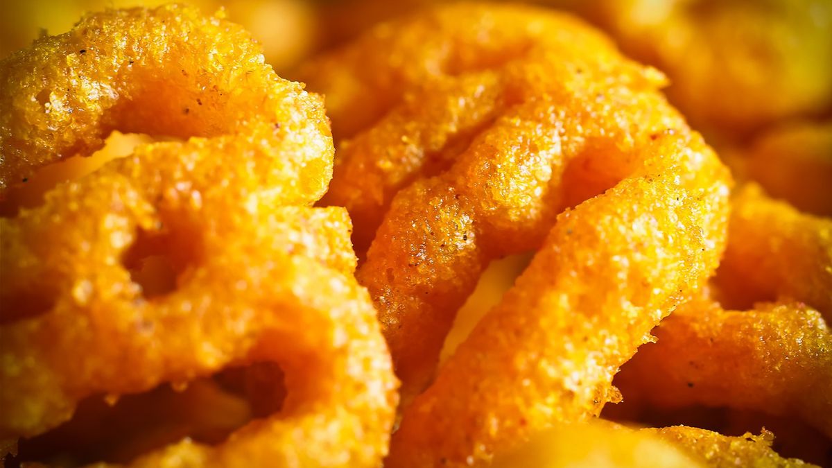 Chrupki kukurydziane o smaku cebulowym