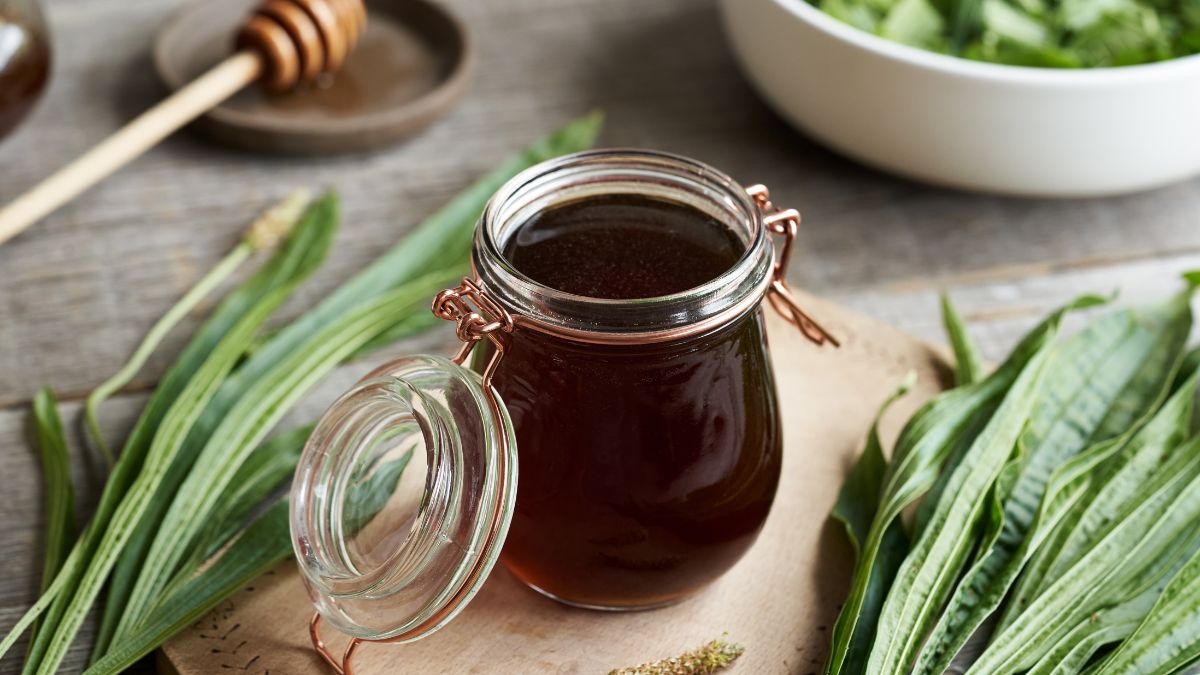 Syrop z babki lancetowatej.