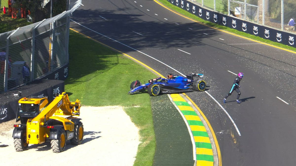 wypadek Alexandra Albona w GP Australii
