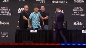 UFC 264. Conor McGregor znów szaleje. Chciał rzucić się na rywala [WIDEO]