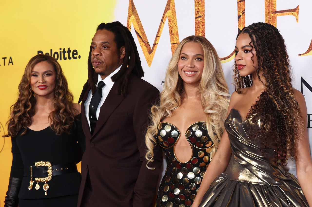 Tina Knowles, Jay-Z, Beyoncé i Blue Ivy Carter