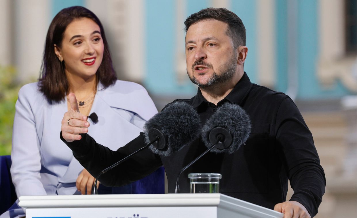 "Boi się zakończenia wojny". Ostre słowa b. rzeczniczki o Zełenskim