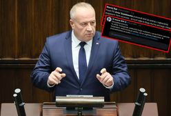Poseł PiS zamieścił skandaliczny wpis. Szybko go usunął. "Brak słów"