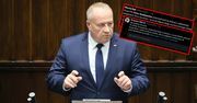 Poseł PiS zamieścił skandaliczny wpis. Szybko go usunął. "Brak słów"