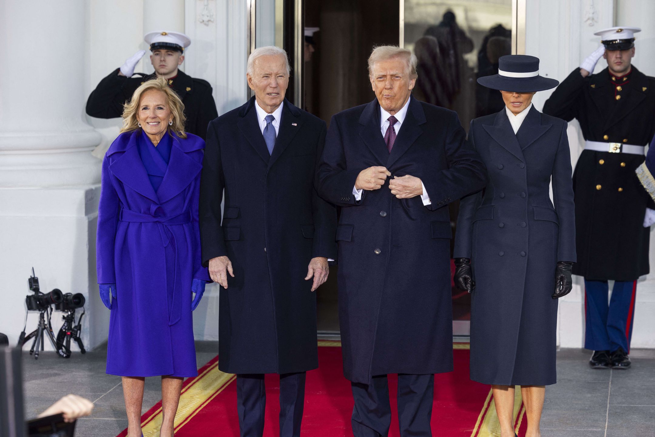 Joe Biden powitał Donalda Trumpa w Białym Domu