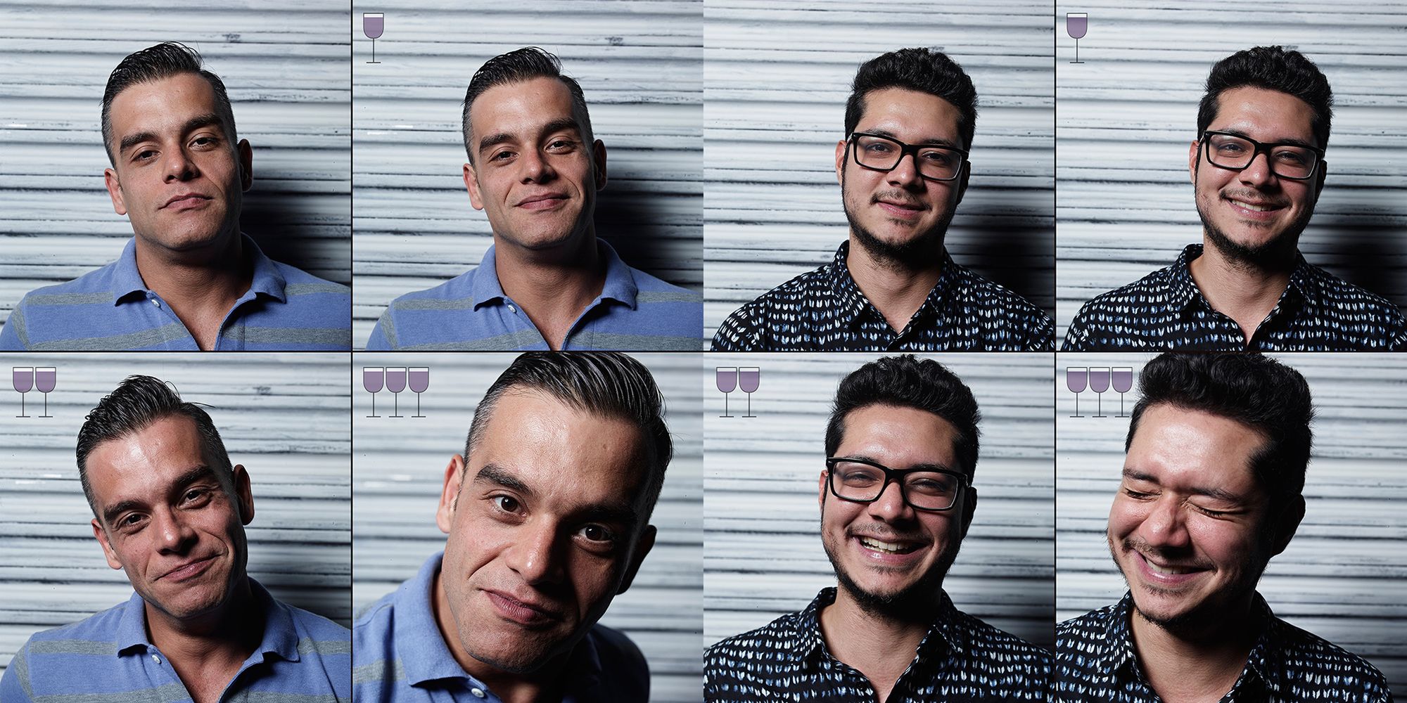 Zastanawialiście się kiedyś jak wyglądacie po 1, 2 i 3 lampkach wina? 18