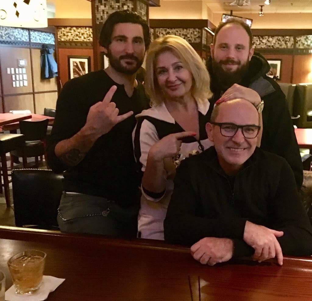 Anna Jurksztowicz, Majka Jeżowska, Andrzej Krzywy w USA