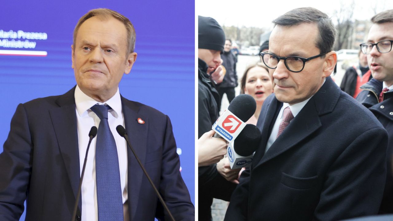 Donald Tusk i Mateusz Morawiecki spierają się o zasługi ws. zaliczki z KPO