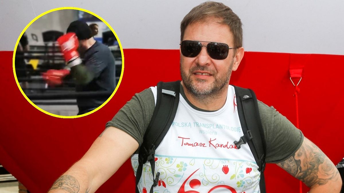 Tomasz Karolak pokazał swoje umiejętności bokserskie