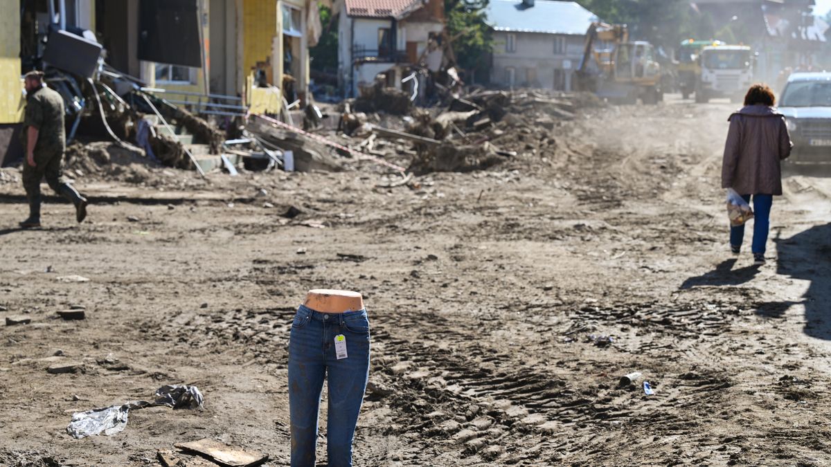 Stronie Śląskie po powodzi, 20 września br.
