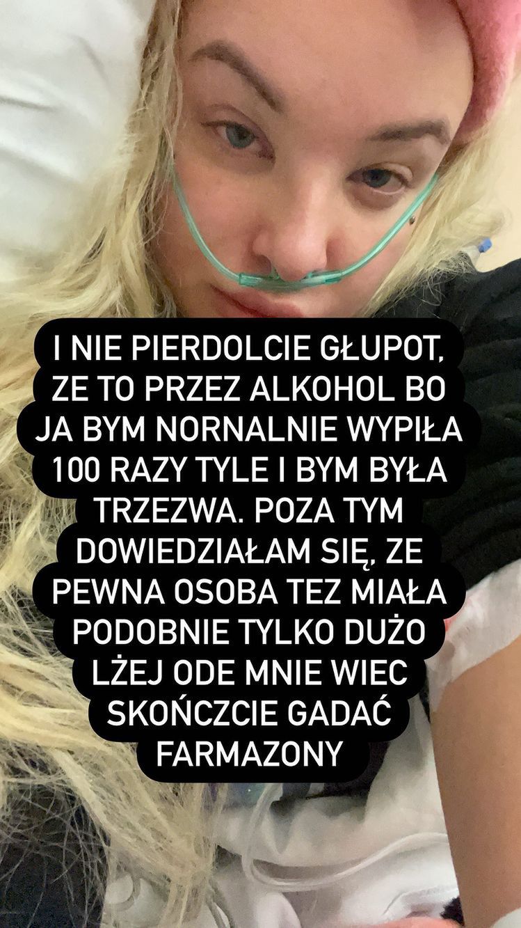 Mia Nesti Baka w szpitalu