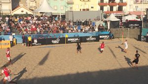 Polska - Grecja 3:1 w trzecim dniu Europejskiej Ligi Beach Soccera 2017 w Nazare