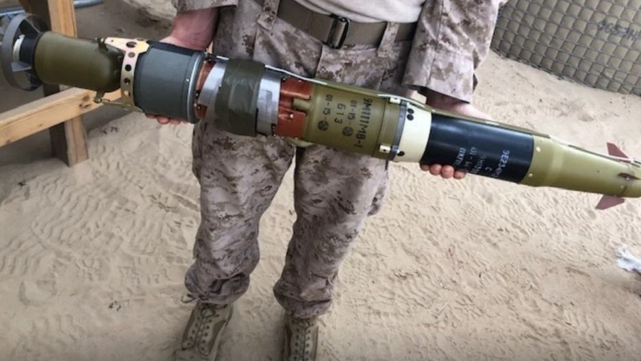 Pocisk 9M111M zdobyty przez US Marine Corps