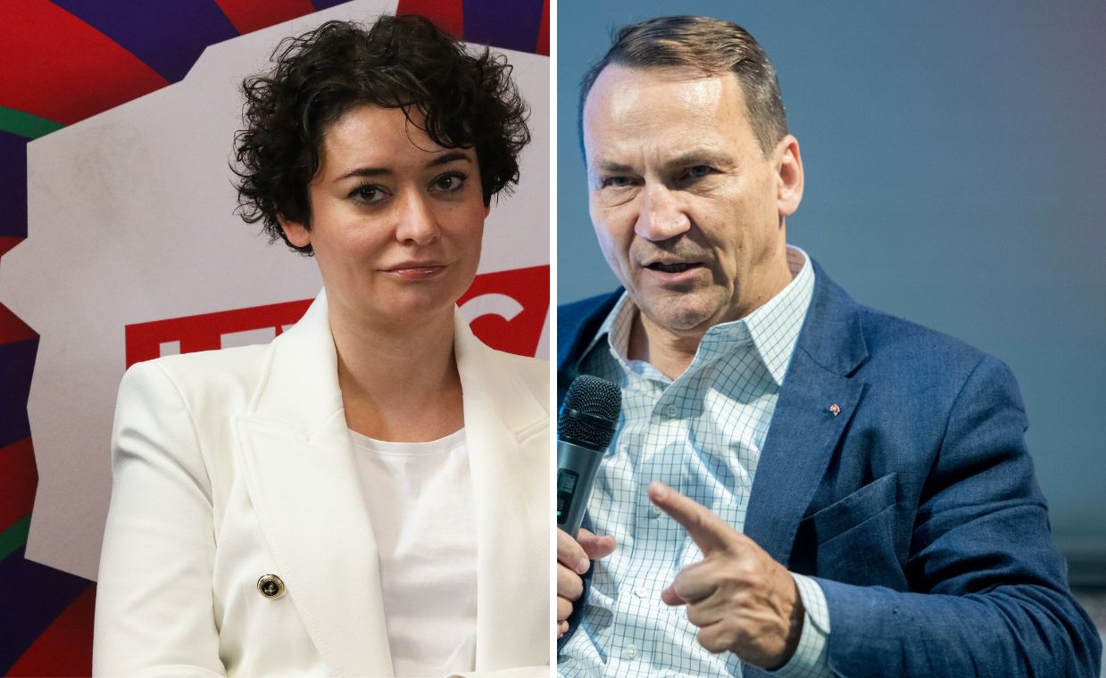 Sikorski wysłał prywatną wiadomość. Posłanka Lewicy ją upubliczniła