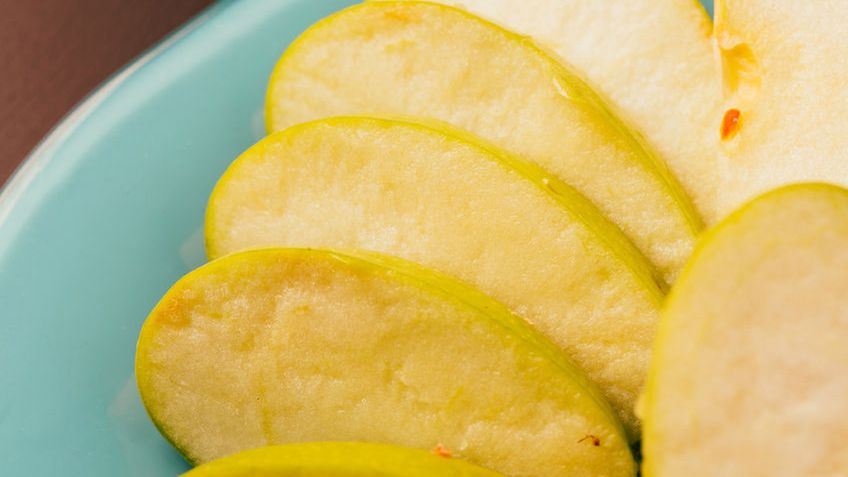 Mrożone jabłka bez dodatku cukru, na ciepło