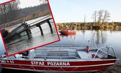 Wózek widłowy wpadł do rzeki. Nie żyje kierowca