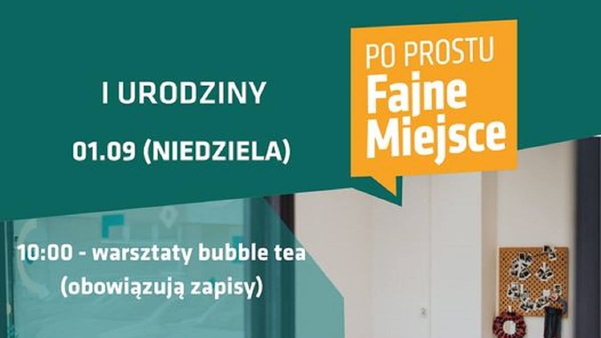 Pierwszy rok działalności Fajne Miejsce