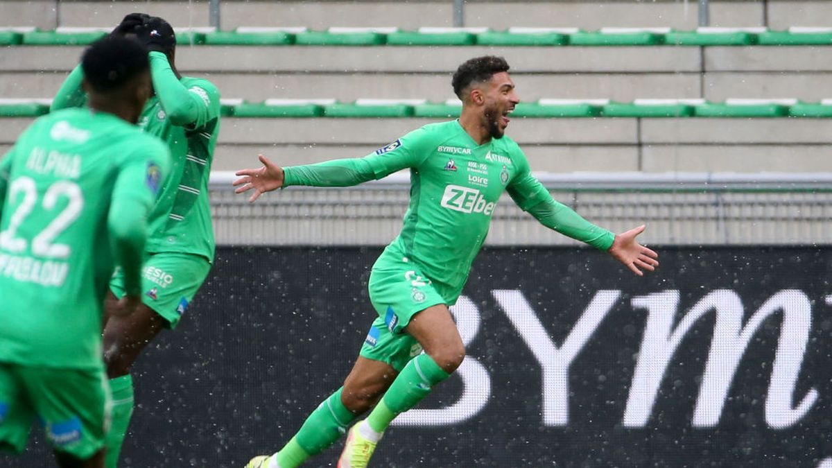 Getty Images / John Berry / Na zdjęciu: radość piłkarzy AS Saint-Etienne