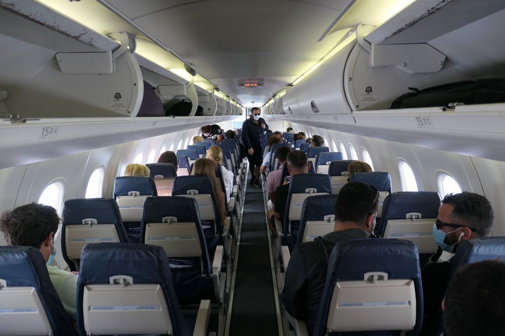 Wnętrze samolotu - zdjęcie poglądowe