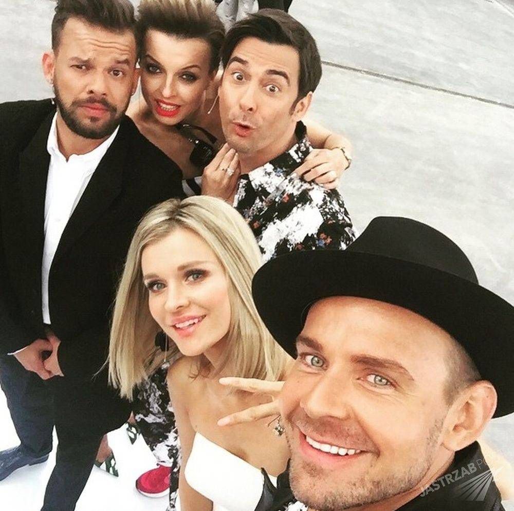 Marcin Tyszka, Dawid Woliński,Michał Piróg,  Joanna Krupa i Kasia Sokołowska