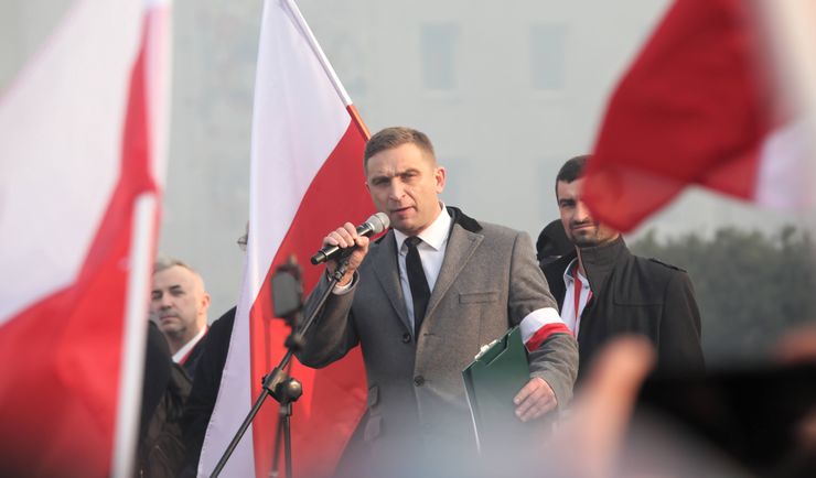 "Obiad z Robertem Bąkiewiczem". Allegro usunęło licytację