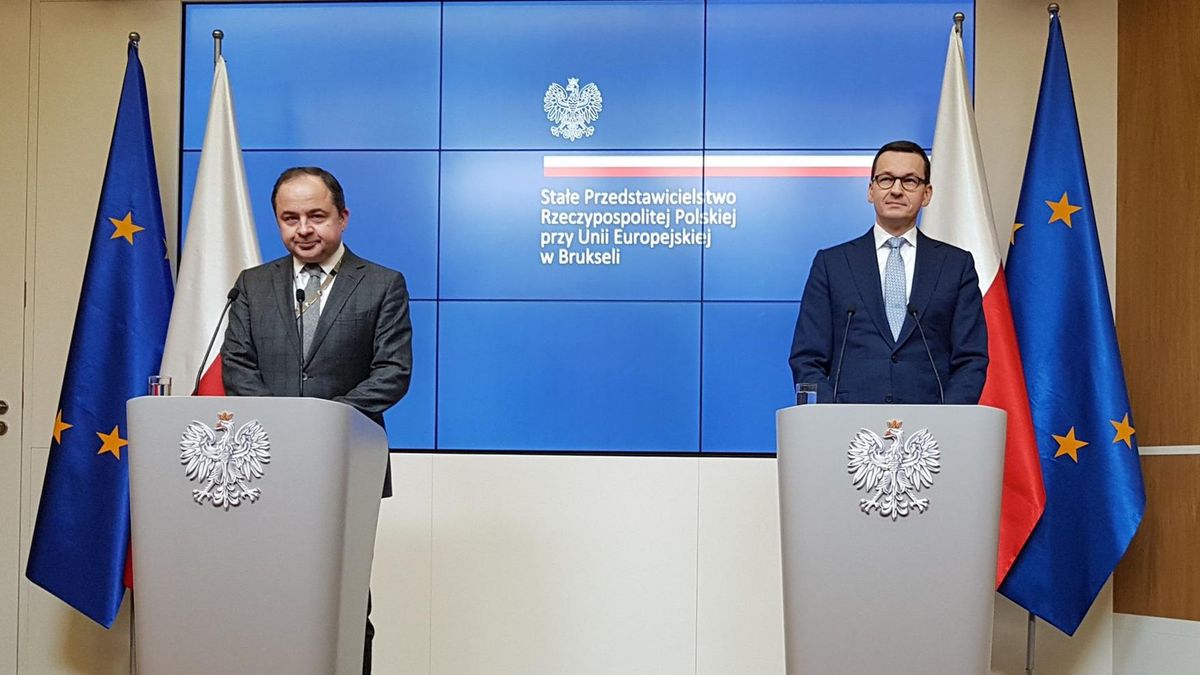 Premier Mateusz Morawiecki tuż po nadzwyczajnym szczycie UE ws. brexitu