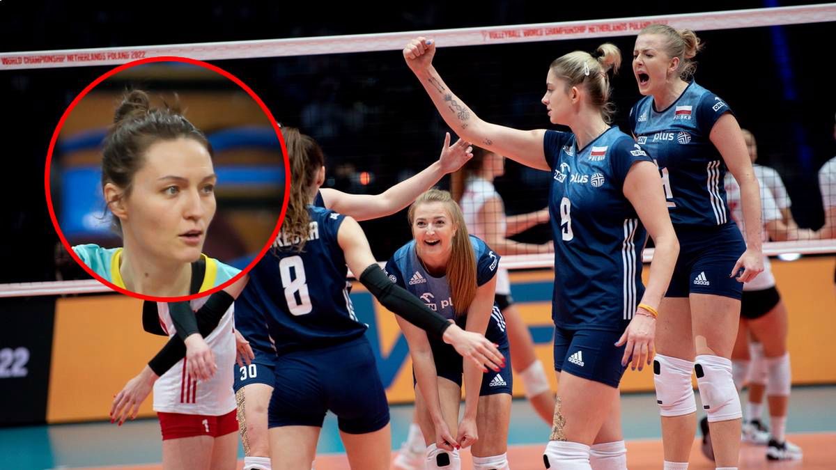 WP SportoweFakty / Paweł Piotrowski/Monika Pliś / Na zdjęciu: Reprezentacja Polski siatkarek i Jelena Blagojević (w kółku)