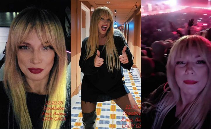 Joanna Liszowska szaleje na koncercie Lady Gagi