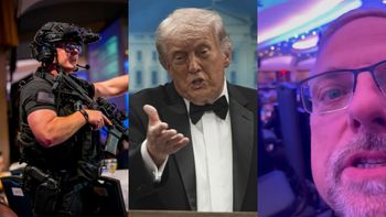 Podczas kolacji z Donaldem Trumpem PADŁY STRZAŁY. Na miejscu był Marcin Wrona: "Chowamy się pod stołami" (WIDEO)