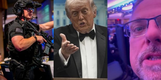 Podczas kolacji z Donaldem Trumpem PADŁY STRZAŁY. Na miejscu był Marcin Wrona: "Chowamy się pod stołami" (WIDEO)