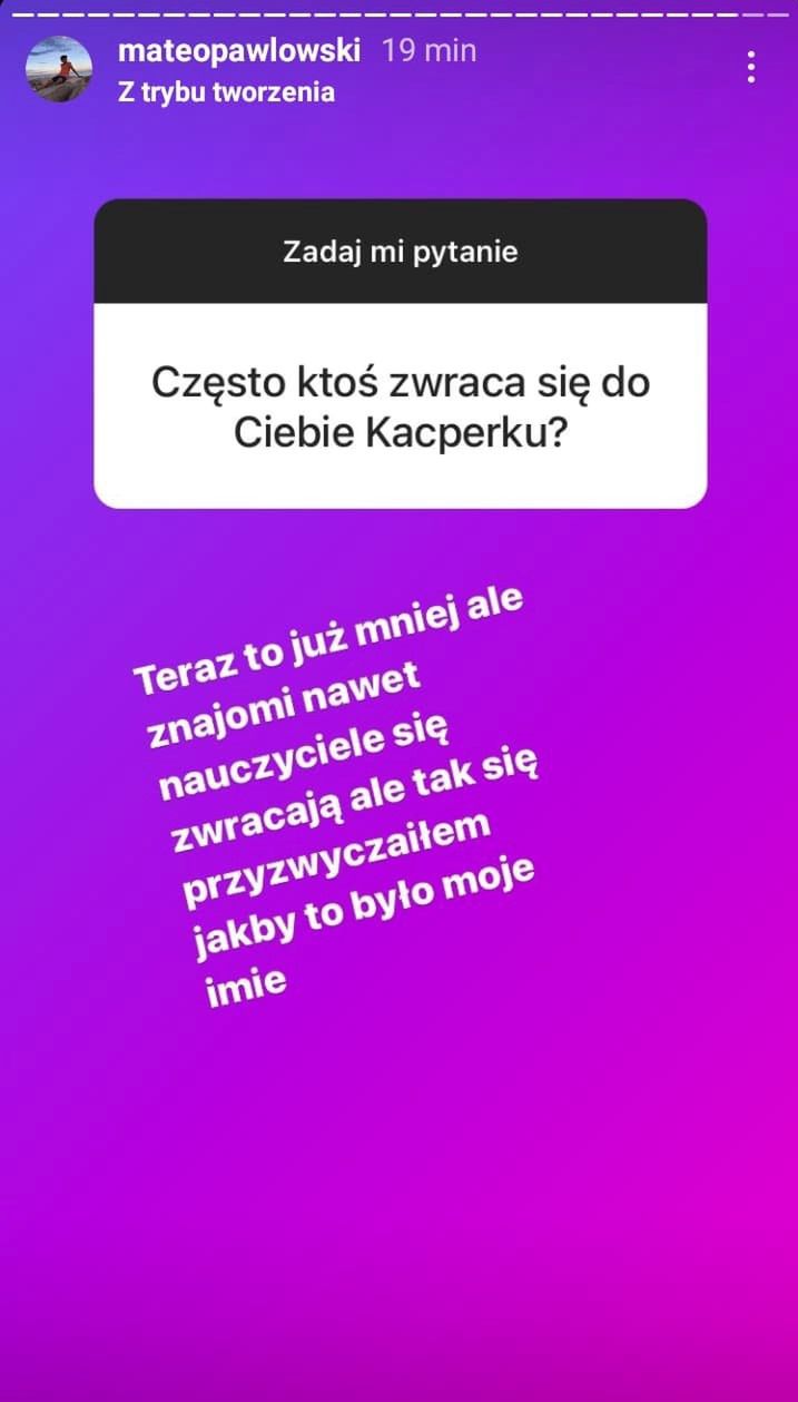 Mateusz Pawłowski odpowiada na pytania fanów i pokazuje, jak teraz wygląda 