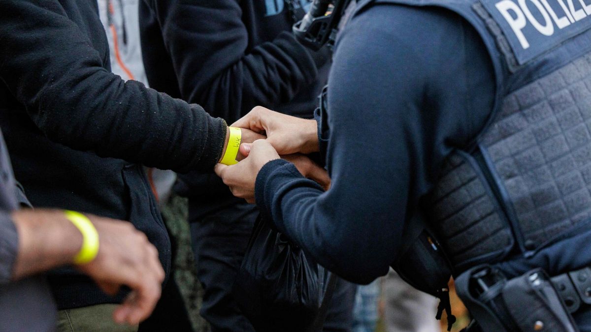 Niemiecki patrol kontroluje nielegalnych migrantów