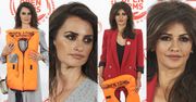Penelope i Monica Cruz przytulają kamizelki ratunkowe