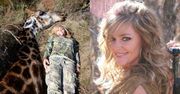 "Ekstremalna Łowczyni" pozuje z zabitą żyrafą... (UWAGA: DRASTYCZNE ZDJĘCIA)