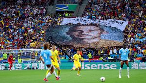 Poruszająca oprawa Ukraińców na meczu Euro. I ten napis