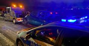 Nie zatrzymał się i próbował przejechać policjanta