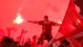 Kibice podczas meczu Widzew Łódź - Legia Warszawa (galeria)