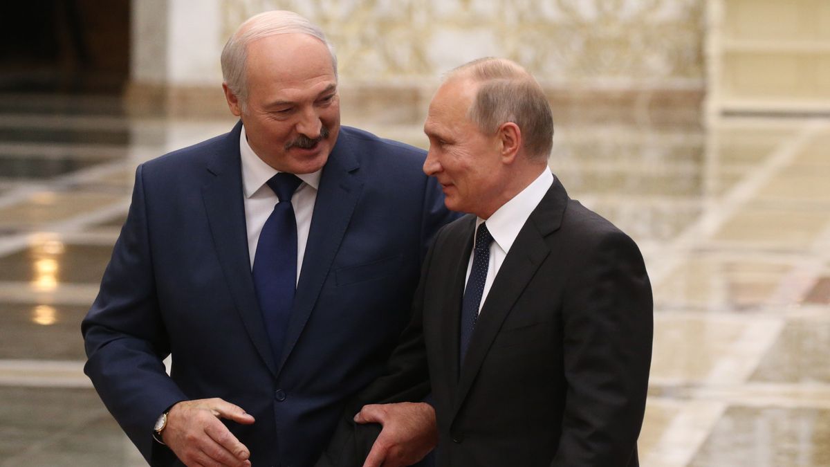 Aleksander Łukaszenka i Władimir Putin