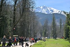 Wielkanoc w Zakopanem. Tłumy gości na Krupówkach