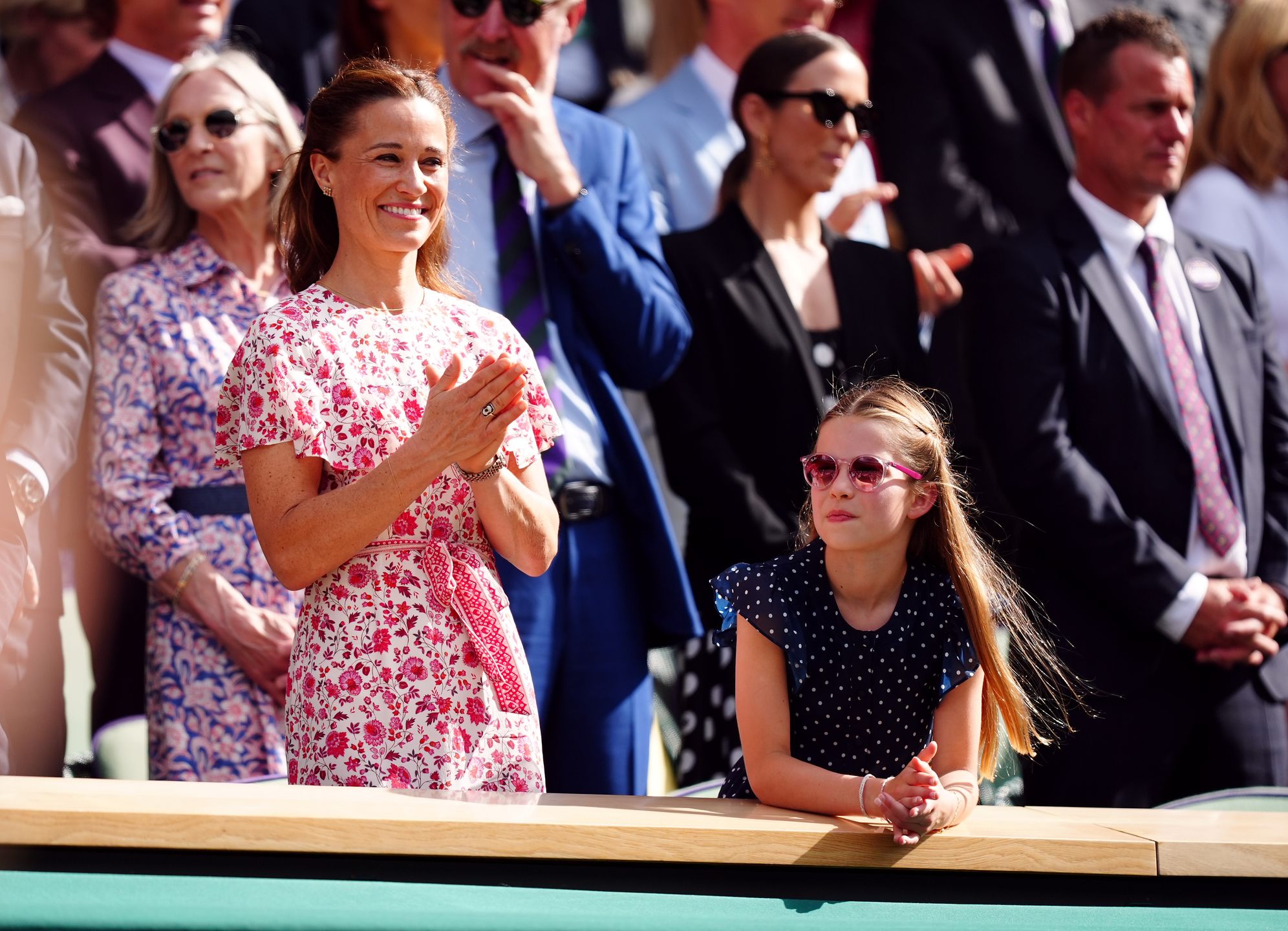 Pippa Middleton  i księżniczka Charlotte