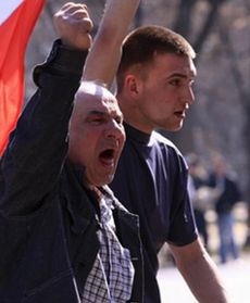 Protest pracowników ZNTK