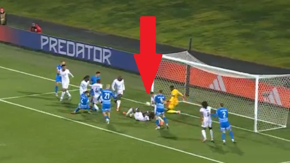 Twitter / Polsat Sport / Islandczycy sensacyjnie objęli prowadzenie w meczu z Francją