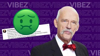 Janusz Korwin-Mikke: "Prawicowi homosie" jak "prawicowi nekrofile". Między nimi zero różnic