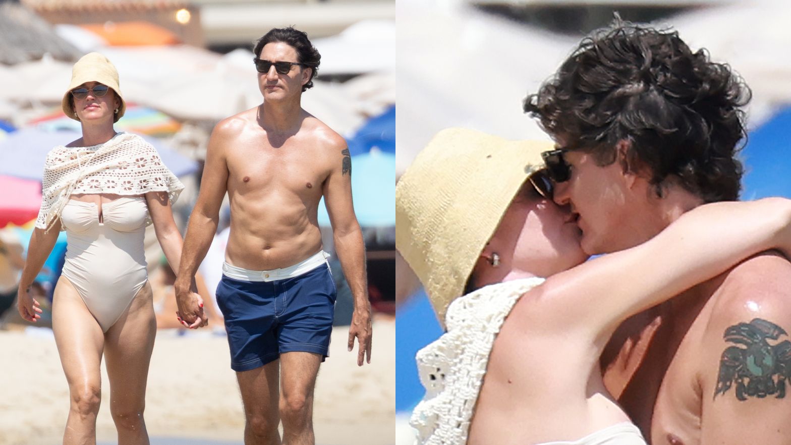 Katy Perry i Justin Trudeau przyłapani w Saint-Tropez