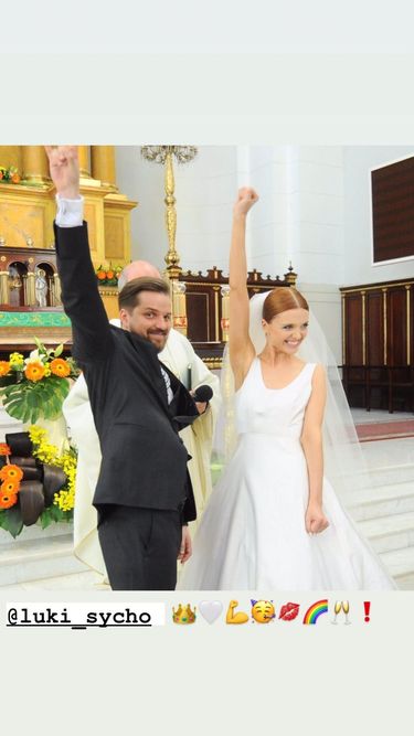 Ślub Katarzyny Burzyńskiej, fot. Instagram