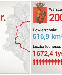 Tak rosła Warszawa. Niesmowita animacja