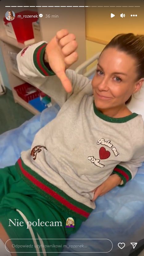 Małgorzata Rozenek wylądowała w szpitalu po szaleństwach na nartach