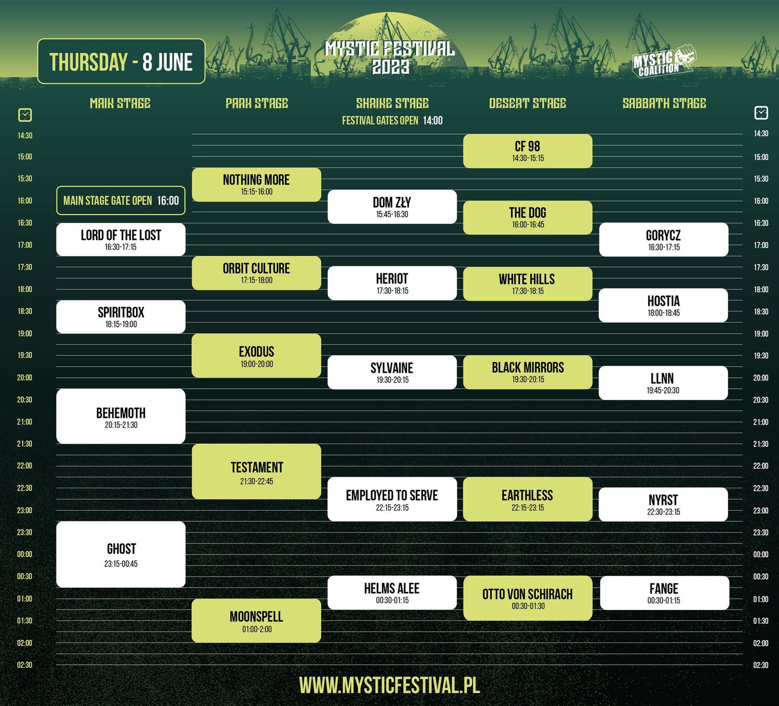 Program Mystic Festivalu 2023