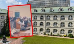 Pokazał modlących się muzułmanów w hali KUL. Mamy apel uczelni